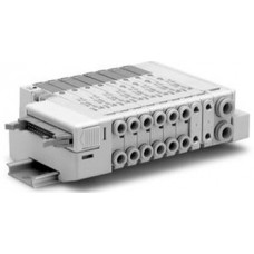 SMC solenoid valve 4 & 5 Port SZ SS5Z3-60P, 3000 Series, Cassette Type, Plug-in, Flat Cable